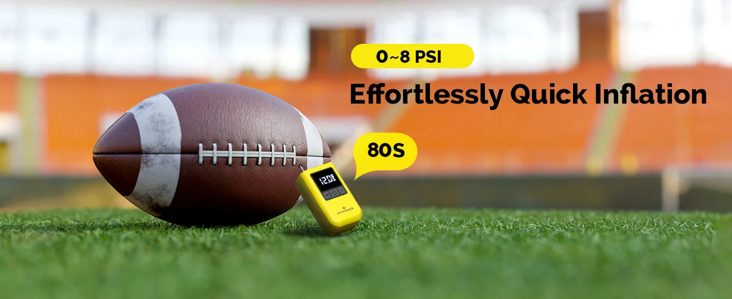 P100 Portable Electric Ball Pump Digital LED Display