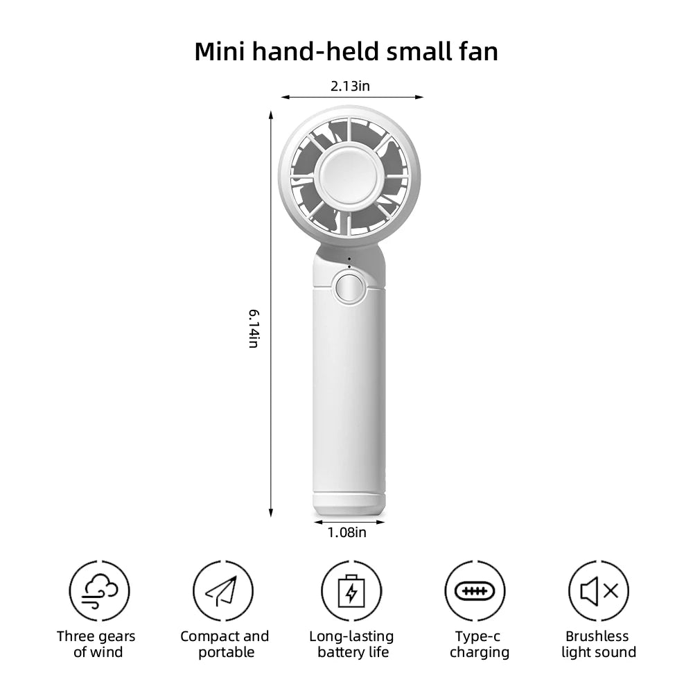 Mini USB Portable Handheld Fan Small Cooling Fan