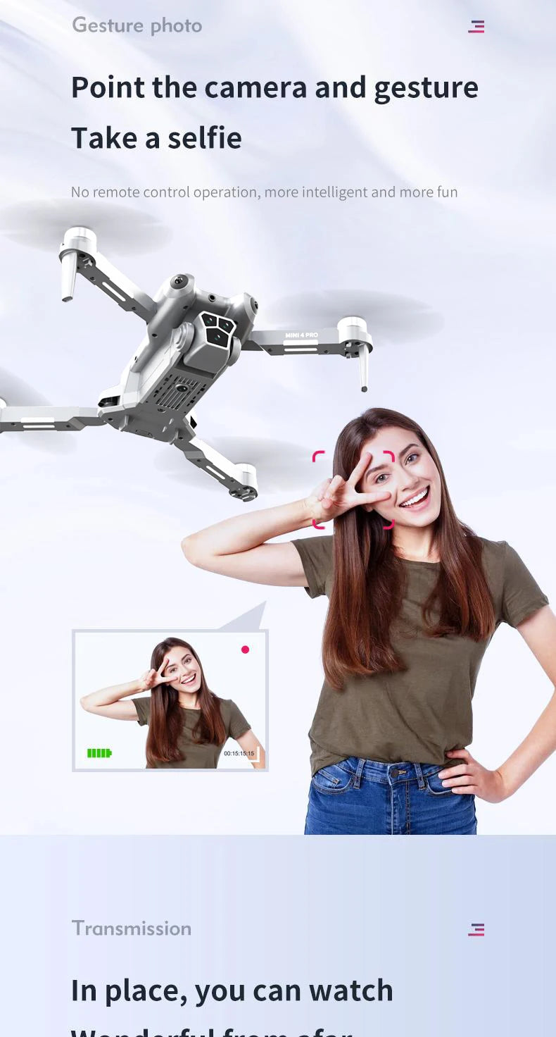 H10 drone, 8K camera intelligent obstacle avoidance,