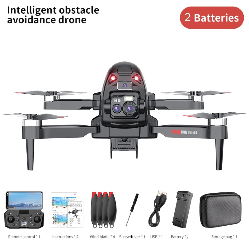 CS16 drone double camera, four sides to avoid obstacles,