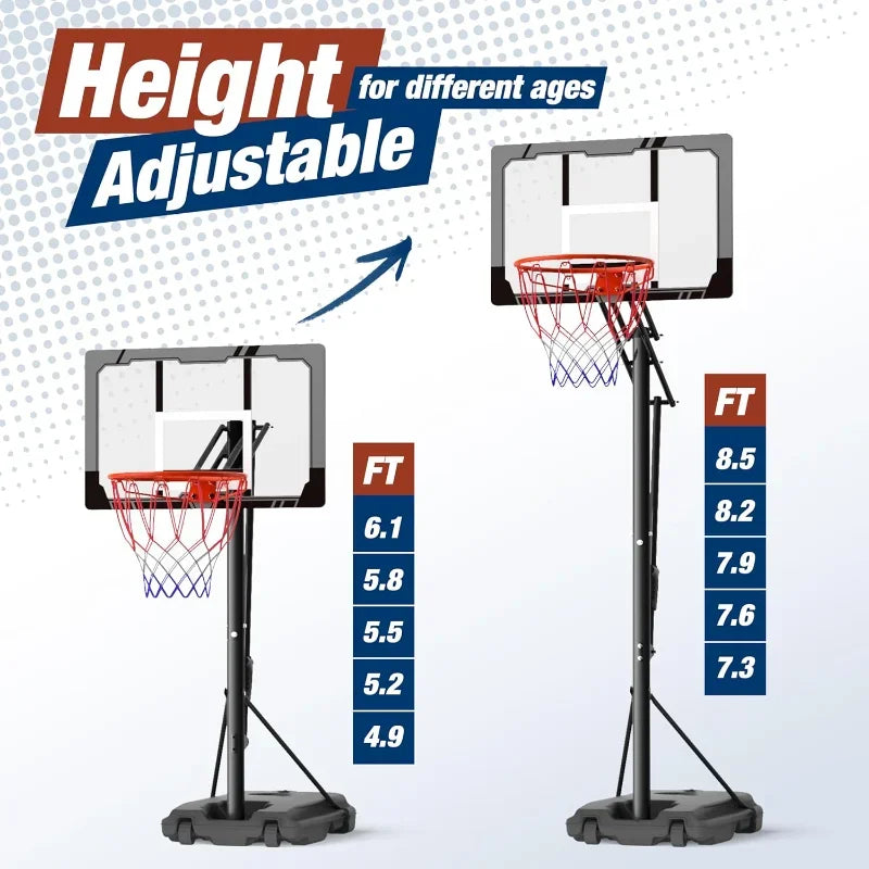 Mayfire Kids Basketball, Portable Outdoor Goal