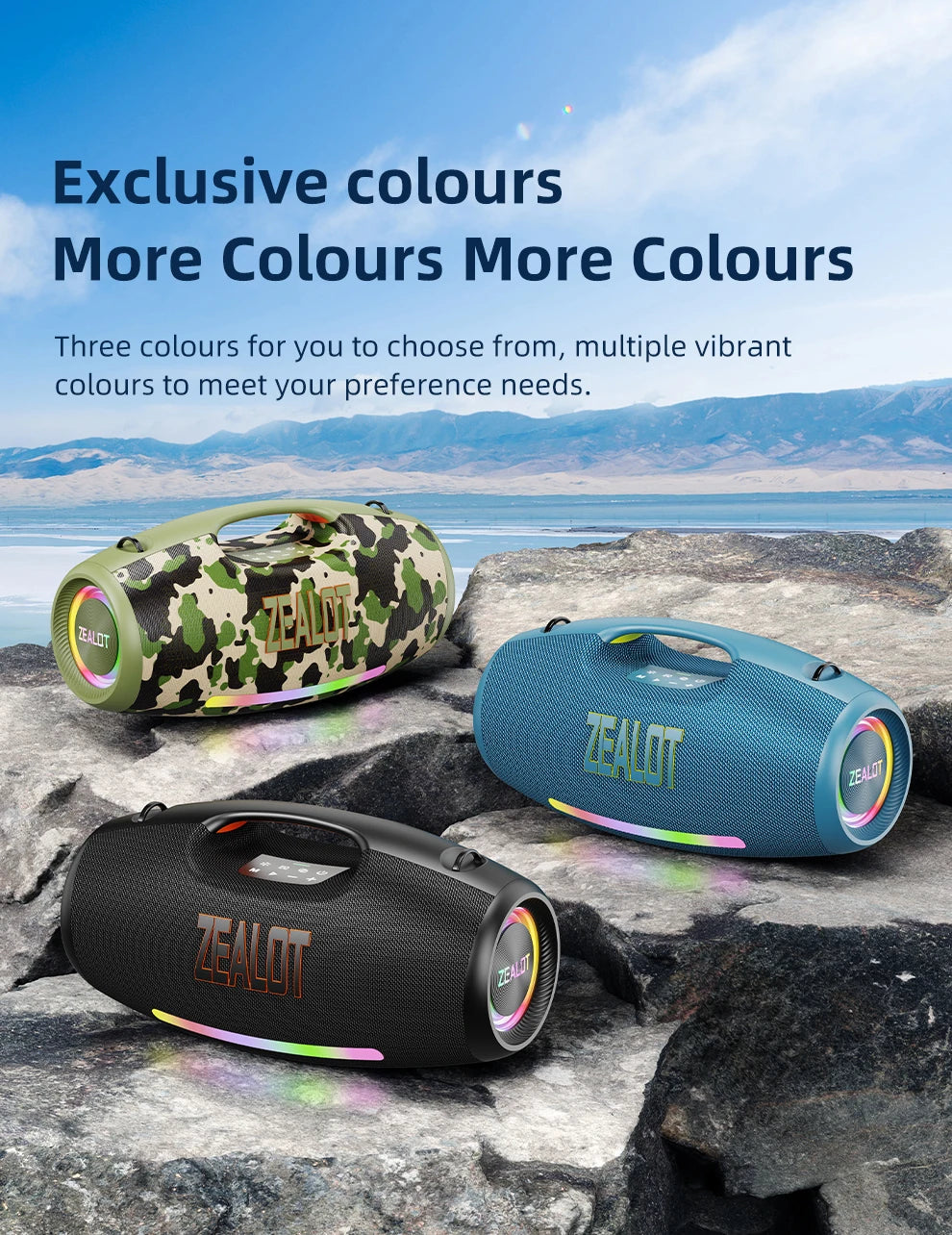 Zealot S89 250W Portable Bluetooth Speaker