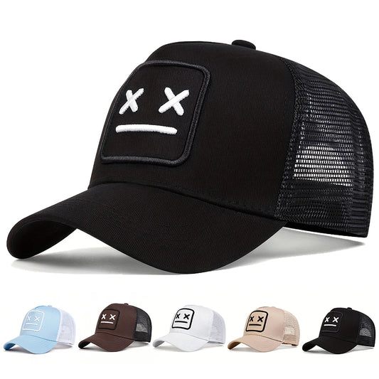 1piece Unisex XX Embroidery  Sunscreen Hat