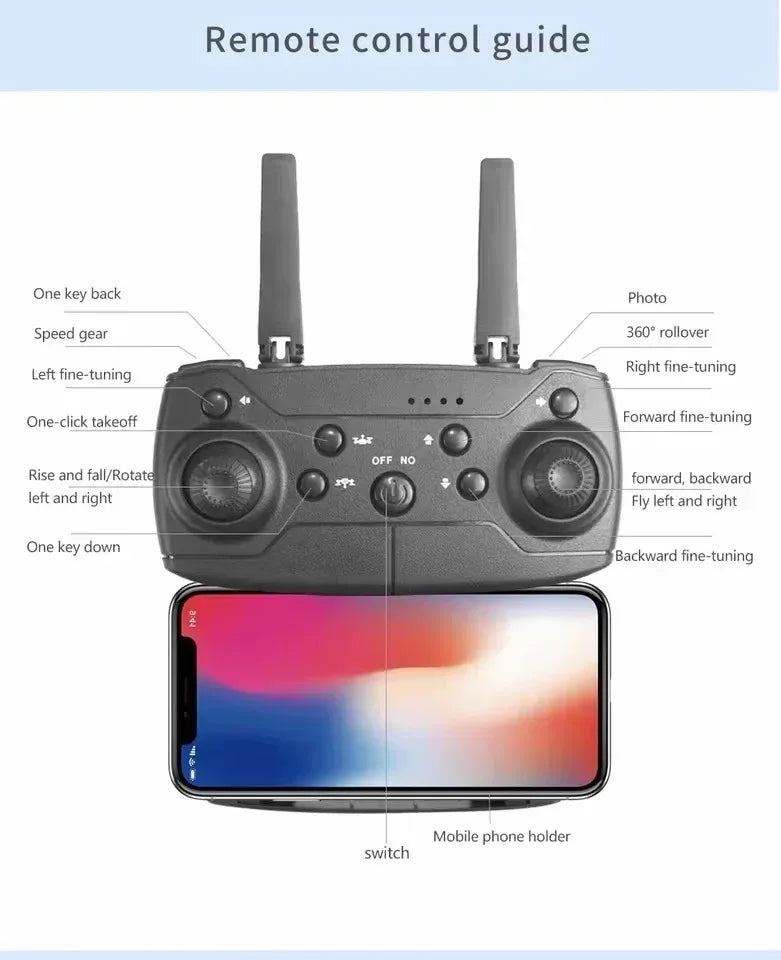2024 E88Pro RC Drone 4K Professinal With 3 Battery