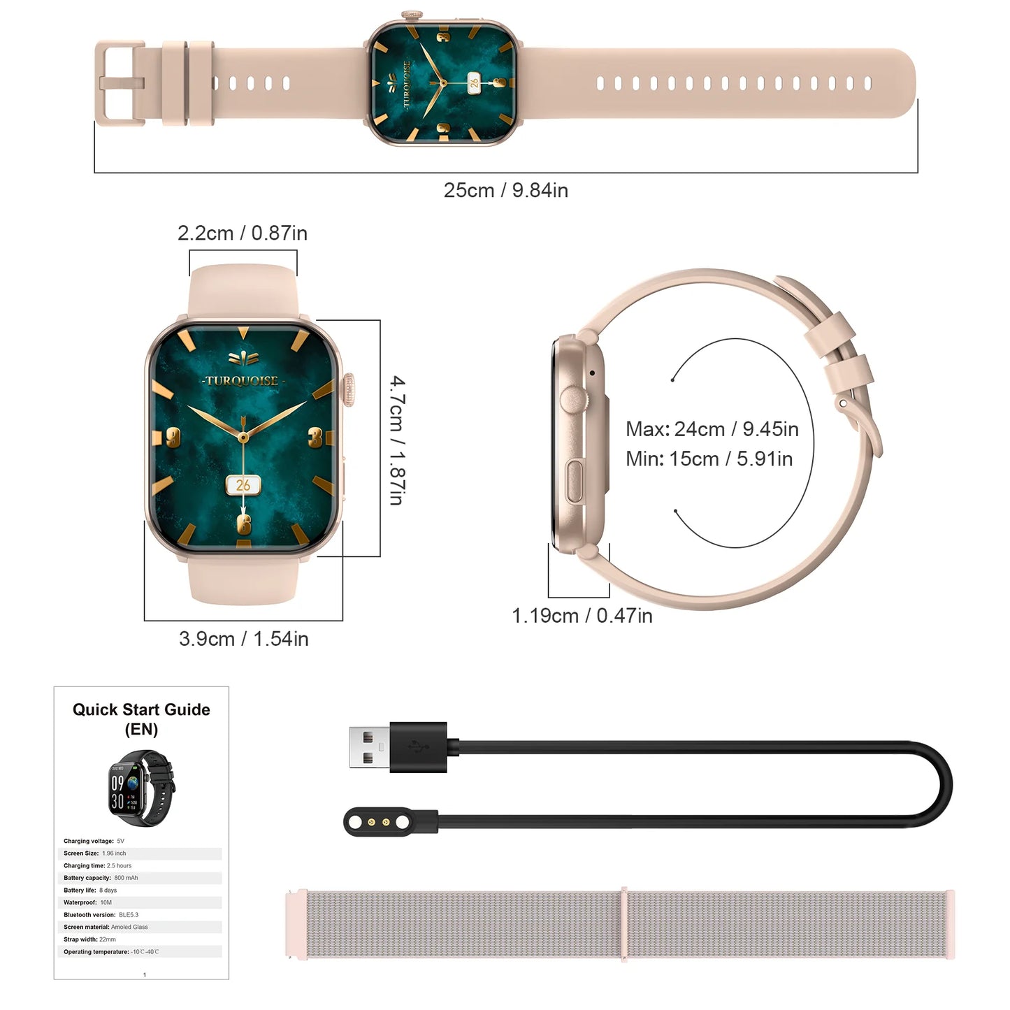 IOWODO 2025 New Bluetooth Smartwatch