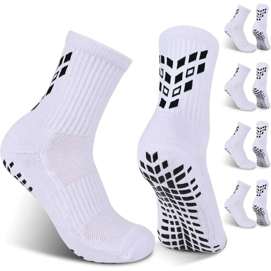 4 Pairs Non-slip Soccer Sports Socks