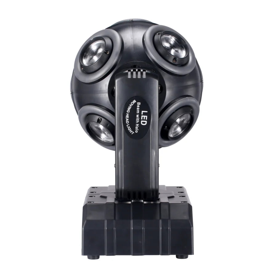 LED Moving Head 8x15W RGBW 4in1 With Halo RGB 3