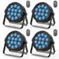 U'King 4PCS 80W Par 14 LED Disco Bar Stage Light