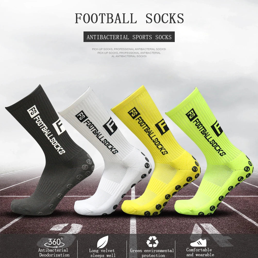 Non Slip Round Silicone Unisex Football Sock
