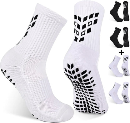 4 Pairs Non-slip Soccer Sports Socks