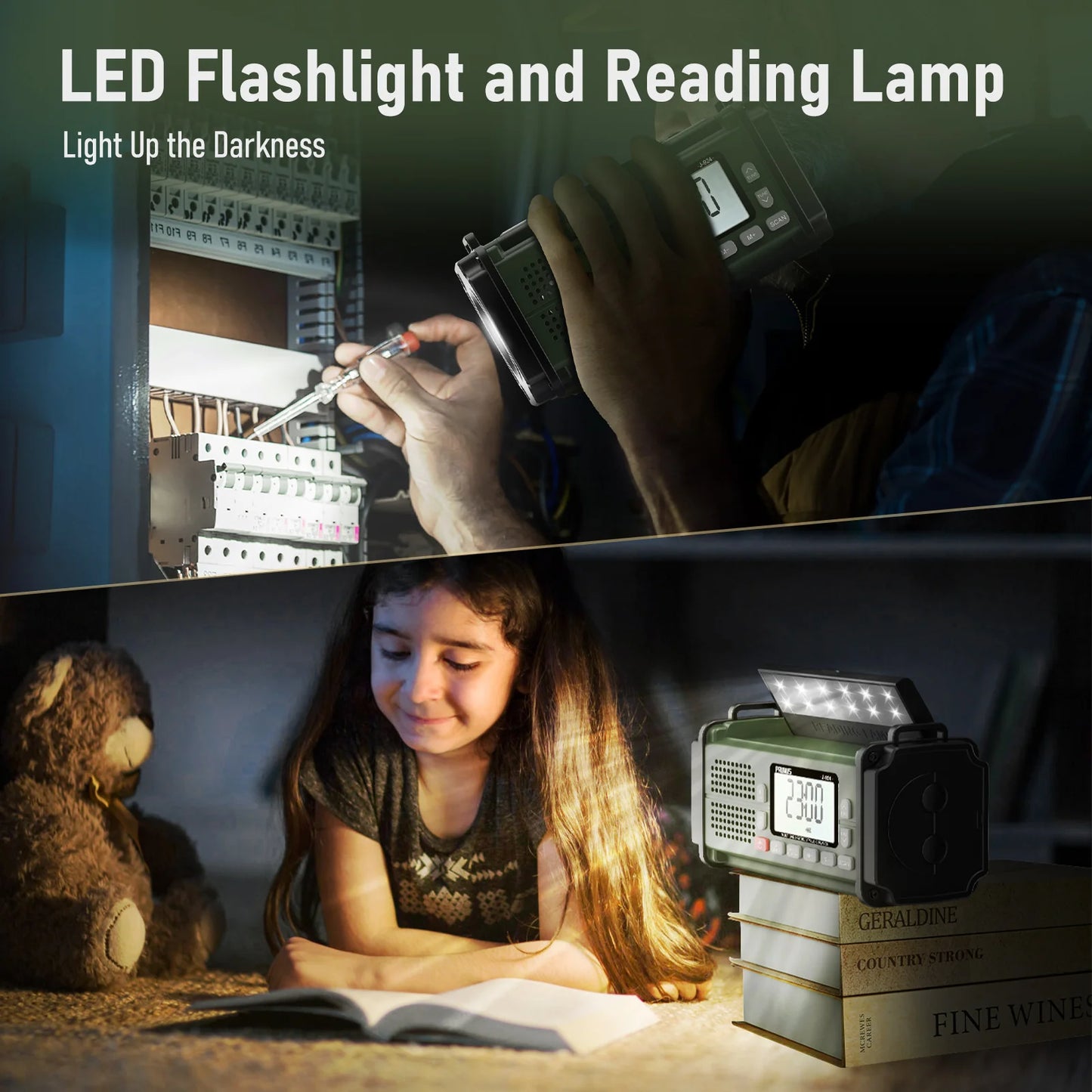 PRUNUS 924 10000mAh Hand Crank Radio