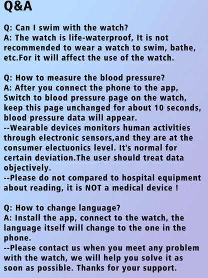 SENBONO Men's Smart Watch Heart Rate