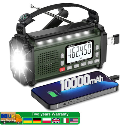 PRUNUS 924 10000mAh Hand Crank Radio