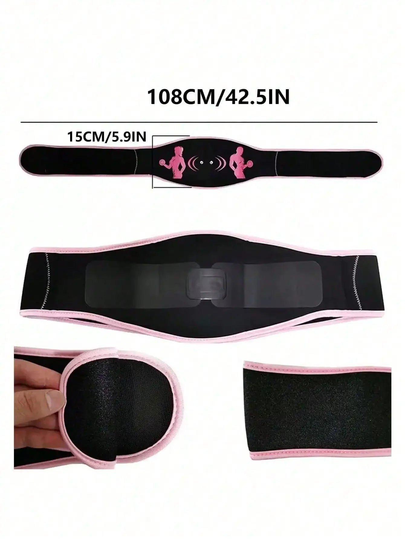 Abs Stimulator USB Rechargeable Stimulating Belt Muscle