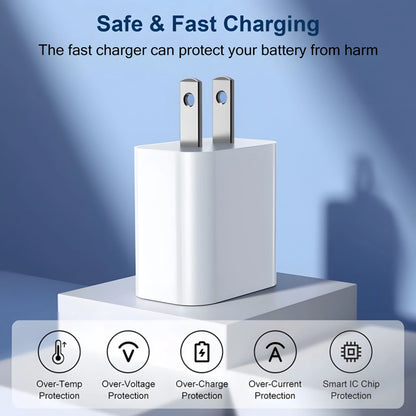 40W Fast Charger  Data Cable Phone Charger Set Accessories