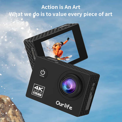 Action Camera Underwater 30M Helmet Video  Sport Camera
