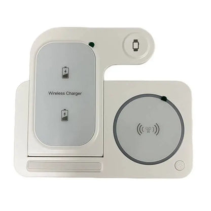30W LED Fast Wireless Charger Stand 3 in 1 Foldable
