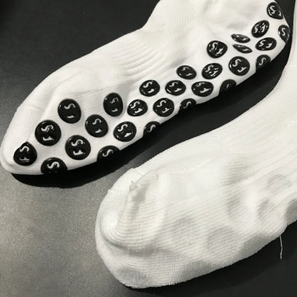 Non Slip Round Silicone Unisex Football Sock