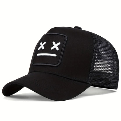 1piece Unisex XX Embroidery  Sunscreen Hat