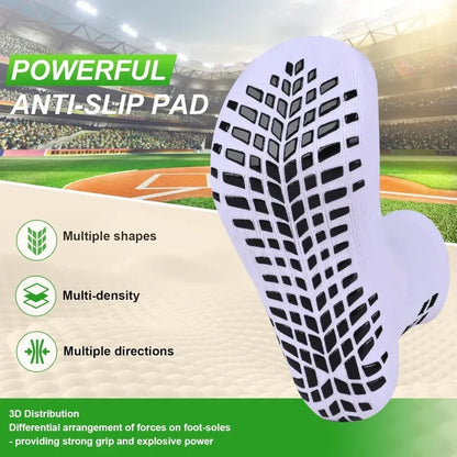4 Pairs Non-slip Soccer Sports Socks