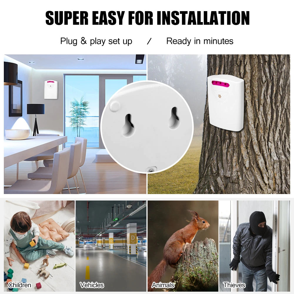 Multifunctional Wireless Driveway Alarm