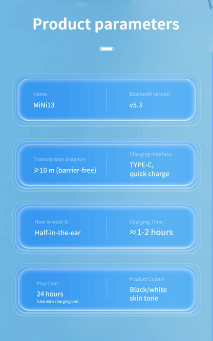 Sleep earbuds, wireless mini work earphones