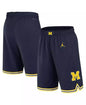 Jordan | Men's Navy Michigan Wolverines Road Replica Performance Basketball Shorts