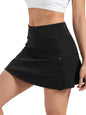 Two-In-One Women's Mini High-Waisted Tennis Skirt