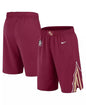 Nike | Men's Garnet Florida State Seminoles Road Replica Performance Basketball Shorts
