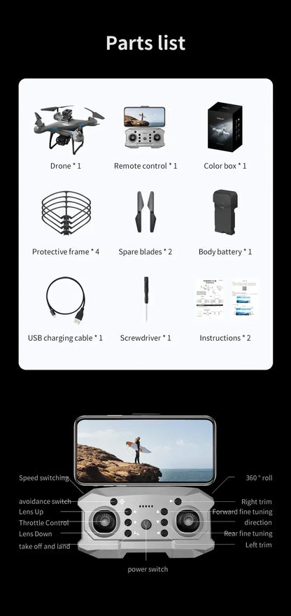 KY102 Drone 8K HD Profesional Dual-Camera