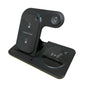 30W LED Fast Wireless Charger Stand 3 in 1 Foldable