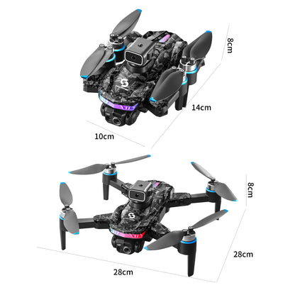 S160 Color LED Drone Professional 4K HD Quadcopter