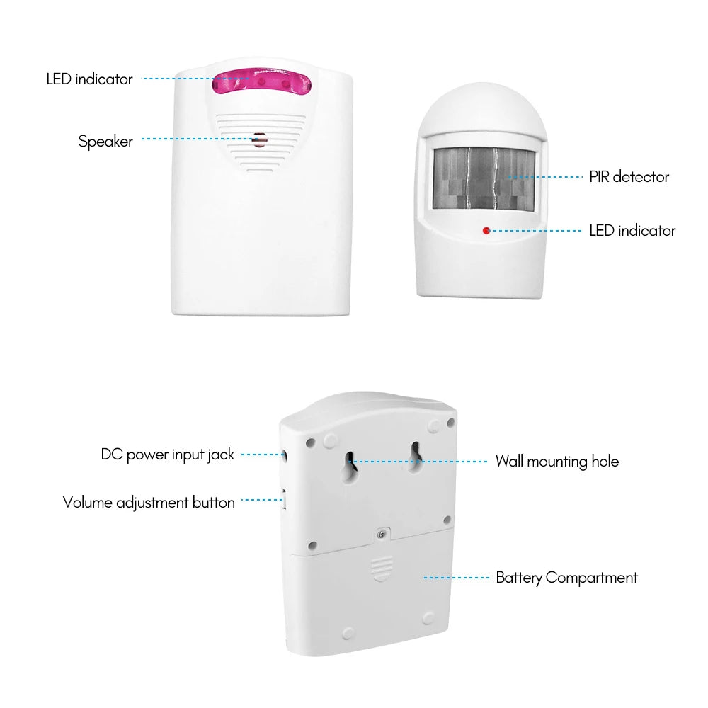 Multifunctional Wireless Driveway Alarm