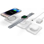 Magnetic Wireless Charger 3 In 1  Flexible Fast Charging