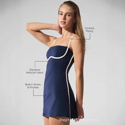 Mini Elasticity Slim Sports Dresses