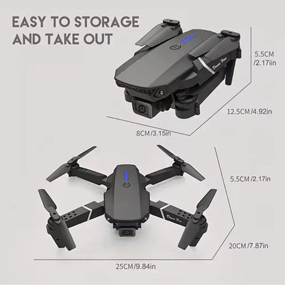 2024 E88Pro RC Drone 4K Professinal With 3 Battery