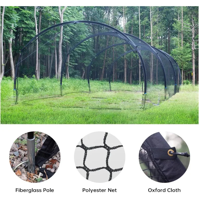 Pro 20FT Baseball Batting Cage Net and Frame