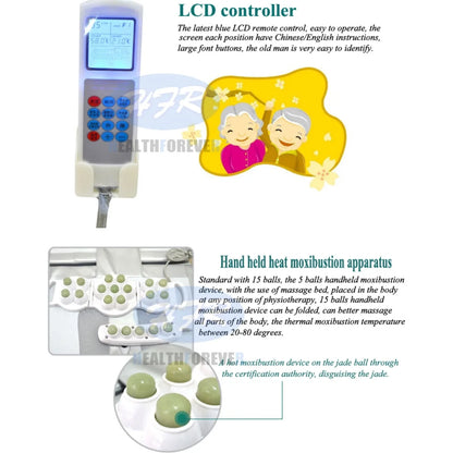 Jade Massage Bed Best Warm LCD