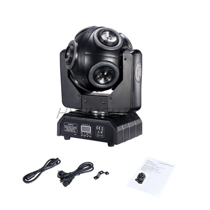 LED Moving Head 8x15W RGBW 4in1 With Halo RGB 3