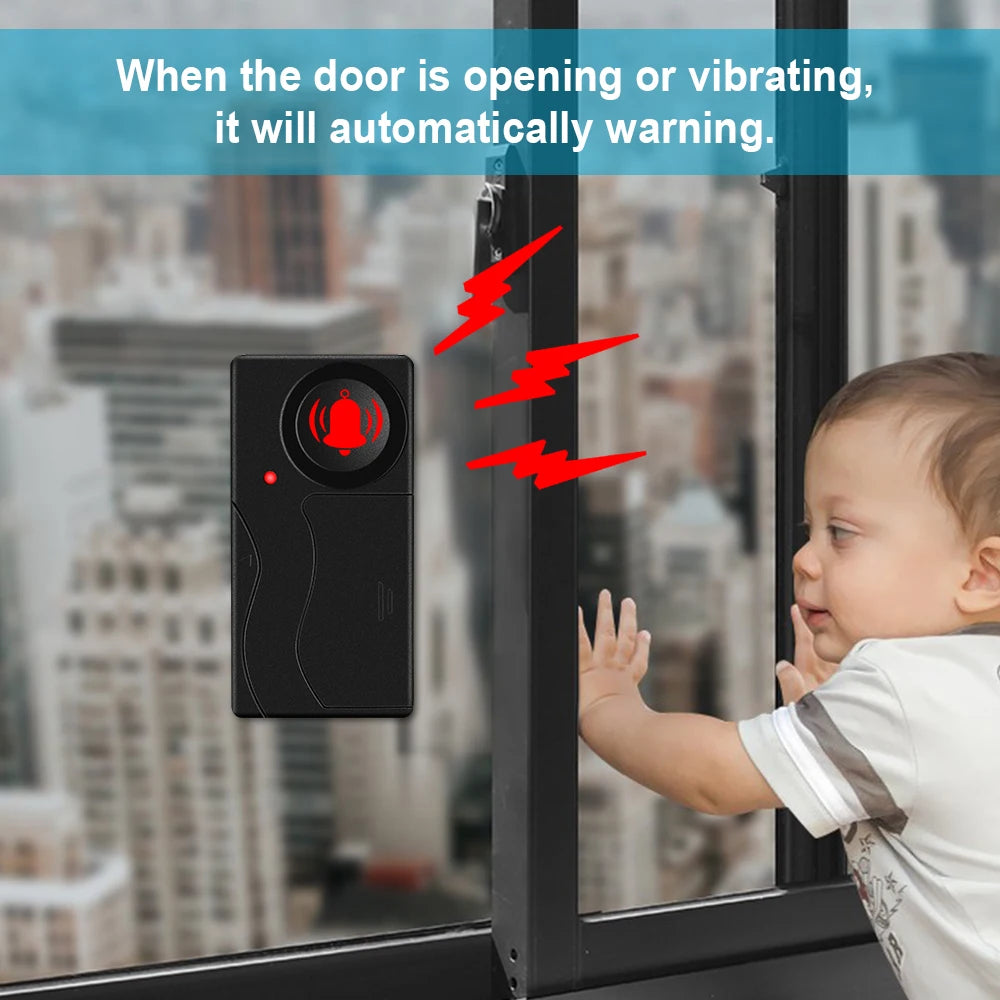 110dB Loud Bike Door Window Alarm Home Safety System