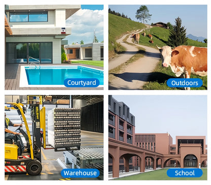 Outdoor Solar Sound And Light Alarm