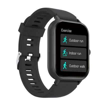 Wireless call information reminder silicone strap smart watch, unisex sports watch