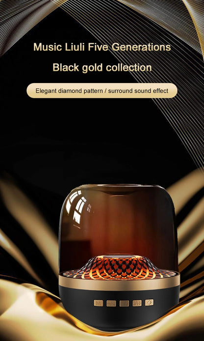 5th Glass Bluetooth Speaker Subwoofer