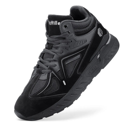 FitVille Men's High-Top Basketball Shoes  For Male Swollen Feet Relieve Pain