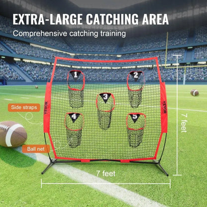 6 x 6 ft Football Trainer Throwing Net,